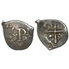 Image 1 : Mexico City, Mexico, cob 1/2 real, (1)665P, very rare.
