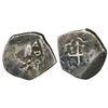 Image 1 : Mexico City, Mexico, cob 1/2 real, Louis I, assayer not visible (D), rare.