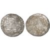 Image 1 : Lima, Peru, cob 4 reales, Philip II, assayer Diego de la Torre, P-4 to left, *-oD to right.