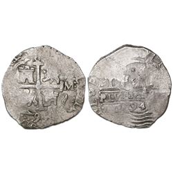 Lima, Peru, cob 8 reales, 1694M.