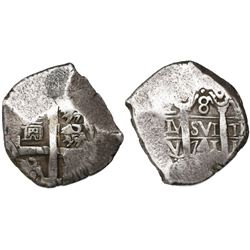 Lima, Peru, cob 8 reales, 1741V.