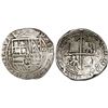 Image 1 : Potosi, Bolivia, cob 8 reales, Philip II, assayer B (5th period), borders of x's.