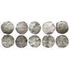 Image 1 : Lot of five Potosi, Bolivia, cob 8 reales, Philip III, assayer Q.