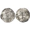 Image 1 : Potosi, Bolivia, cob 8 reales, Philip III, assayer M, quadrants of cross transposed.