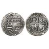 Image 1 : Potosi, Bolivia, cob 4 reales, Philip II, assayer B (1st period).