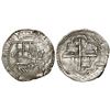 Image 1 : Potosi, Bolivia, cob 4 reales, Philip II, assayer C below erasure, very rare.
