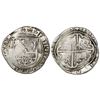 Image 1 : Potosi, Bolivia, cob 2 reales, Philip II, assayer R (Rincon) below mintmark P to left.