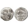 Image 1 : Potosi, Bolivia cob 2 reales, Philip II, assayer L (1st period), with L/L/L/M below mintmark P to le