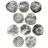 Image 1 : Lot of five Potosi, Bolivia, cob 2 reales, Philip III, assayer Q/C, rare.