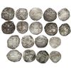 Image 1 : Lot of nine Potosi, Bolivia, cob 2 reales of Philip III and IV, assayers R (curved leg), Q, M, T and