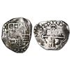 Image 1 : Potosi, Bolivia, cob 2 reales, 1628, assayer not visible (T or P), rare.