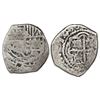 Image 1 : Potosi, Bolivia, cob 1 real, 1630(T), very rare.