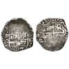 Image 1 : Potosi, Bolivia, cob 1 real, 1650O, rare.