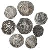 Image 1 : Lot of eight Potosi, Bolivia, cob 1/2R of Philip II and III, assayers B, R, Q and no assayer.