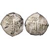 Image 1 : Potosi, Bolivia, cob 8 reales, 1672E.