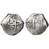 Image 1 : Potosi, Bolivia, cob 8 reales, 1704Y.
