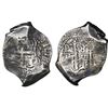 Image 1 : Potosi, Bolivia, cob 8 reales, 1718Y.