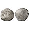 Image 1 : Potosi, Bolivia, cob 8 reales, 1742C/P, rare.
