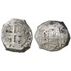 Image 1 : Potosi, Bolivia, cob 8 reales, 1754C+q, rare.