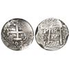 Image 1 : Potosi, Bolivia, cob 8 reales, 1761V-Y-V, encapsulated NGC VF 25.