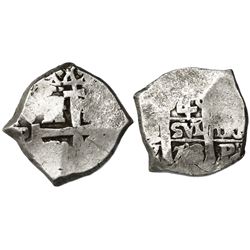 Potosi, Bolivia, cob 4 reales, 1713Y.