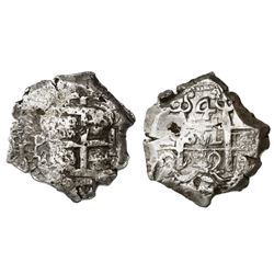 Potosi, Bolivia, cob 4 reales, 1742C.