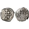 Image 1 : Potosi, Bolivia, cob 2 reales, 1733YA, rare.