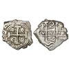 Image 1 : Potosi, Bolivia, cob 2 reales, 1742P.