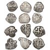 Image 1 : Lot of six Potosi, Bolivia, cob 2R (4) and 1R (2), various dates.