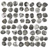 Image 1 : Near-complete date-run of 33 Potosi, Bolivia, cob 1R of Charles II, as follows: 1667E, 1668E, 1669E,