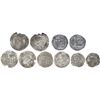 Image 1 : Lot of five minors (four 1R and one 1/2R) of Ferdinand-Isabel, mints of Seville (four) and Toledo (o