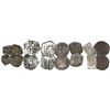 Image 1 : Lot of eight Spanish and Spanish colonial silver-cob minors: four Mexico (1R Charles-Joanna assayer 