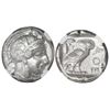 Image 1 : Attica, Athens, AR tetradrachm, "owl," 440-404 BC, encapsulated NGC Choice XF, strike 5/5 and surfac