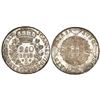 Image 1 : Brazil (Rio mint), 960 reis, Joao VI, 1820-R, struck over a Spanish colonial bust 8 reales, encapsul
