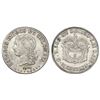 Image 1 : Medellin, Colombia, 1 decimo, 1874, "AB" (Barre) below bust.