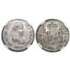 Image 1 : Guatemala, bust 1/2 real, Ferdinand VII, 1820M, encapsulated NGC MS 61, ex-Richard Stuart (stated in