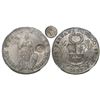 Image 1 : Guatemala, 8 reales, sun-over-mountains countermark (Type II, 1839) on a Cuzco, Peru, 8 reales, 1833