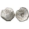 Image 1 : Guatemala, 4 reales, sun-over-mountains countermark (Type II, 1839) on a Guatemala, cob 4 reales, 17
