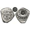 Image 1 : Guatemala, 4 reales, sun-over-mountains countermark (Type II, 1839) on a Guatemala, cob 4 reales, 17