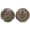 Image 1 : Haiti, copper 2 centimes, AN 47 / 1850, encapsulated NGC MS 62, tied for finest known in NGC census.