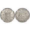Image 1 : Mexico City, Mexico, pillar 8 reales, Philip V, 1738MF, encapsulated NGC MS 61.
