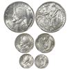 Image 1 : Lot of three Panama coins of 1931 in NGC slabs: 1 balboa MS 63; 1/4 balboa (rare) MS 63; 1/10 balboa