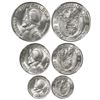 Image 1 : Lot of three Panama coins of 1933 in NGC slabs (all finest known): 1/2 balboa MS 65; 1/4 balboa MS 6