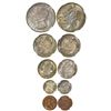 Image 1 : Lot of five Panama coins of 1953, Republic Anniversary, in NGC slabs: 1 balboa MS 65+; 1/2 balboa MS