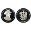 Image 1 : Panama, proof copper-nickel clad copper 1 balboa, 1982, General Torrijos, rare with only the o