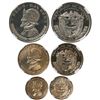 Image 1 : Lot of three Panama copper-nickel patterns of 1988 (struck at the Mexico City mint), rare, in NGC sl