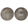Image 1 : Lima, Peru, pillar 8 reales, Ferdinand VI, 1757JM, encapsulated ANACS AU 50.