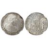 Image 1 : Lima, Peru, bust 8 reales, Charles IV, 1801IJ, encapsulated NGC MS 61.