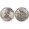 Image 1 : Lima, Peru, bust 8 reales, Ferdinand VII (small "imaginary" bust), 1811JP, encapsulated NGC MS 62.