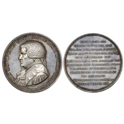Great Britain, silver medal, 1827, John Scott, Earl of Eldon, Lord Chancellor, by Carl Voigt.